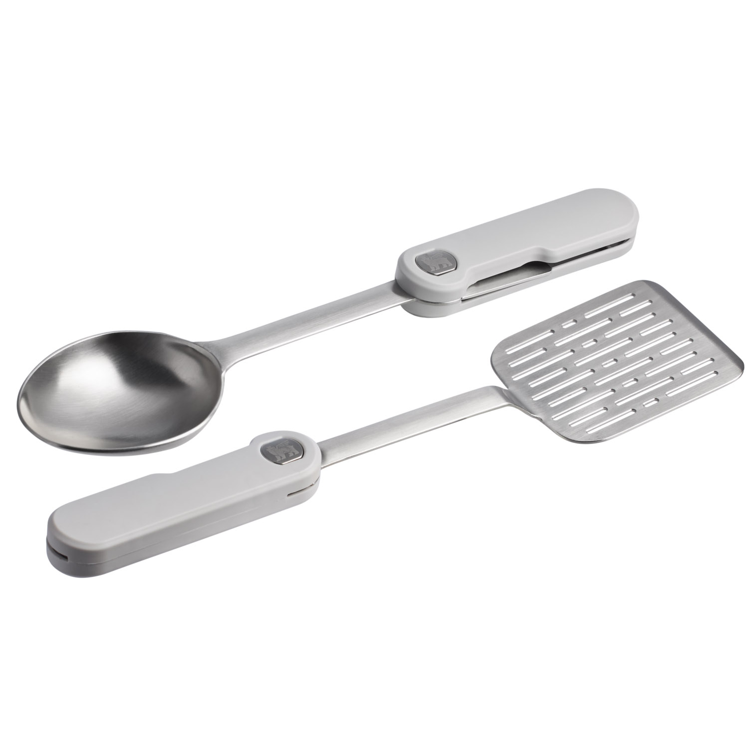 Stanley The Wildfare Pro Fold & Go Utensil Set | 2-piece set Pale Pebble | YH8036952