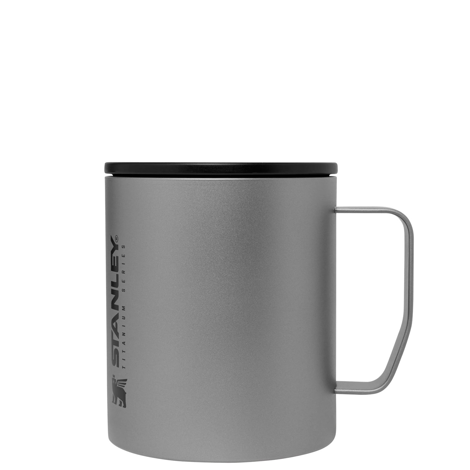 Stanley Titanium Camp Mug | 12 OZ | Insulated Travel Tumbler Sandblasted | HE9754628