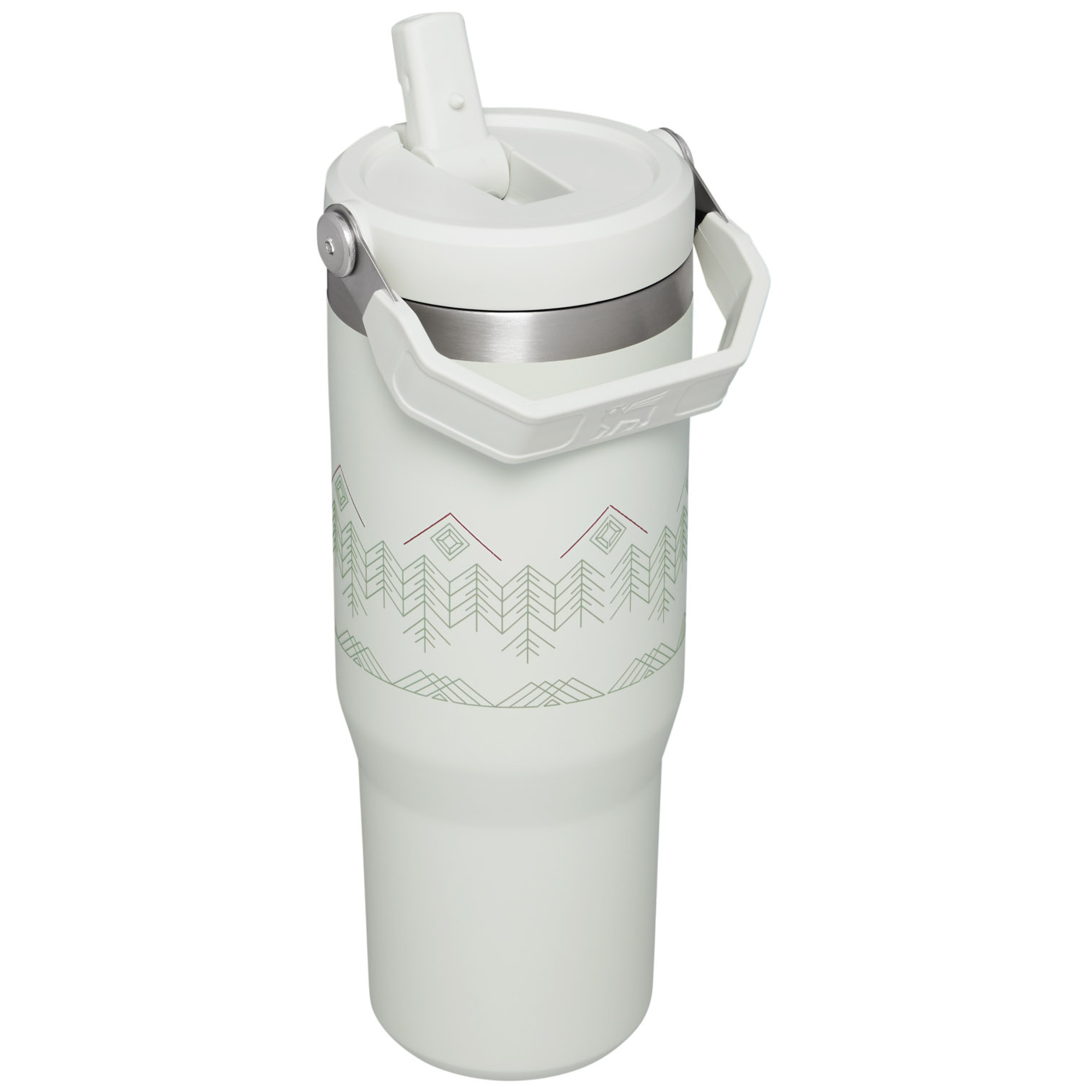 Stanley Winterscape IceFlow™ Flip Straw Tumbler | 30 OZ Pale Stone Winterscape | NJ8679250